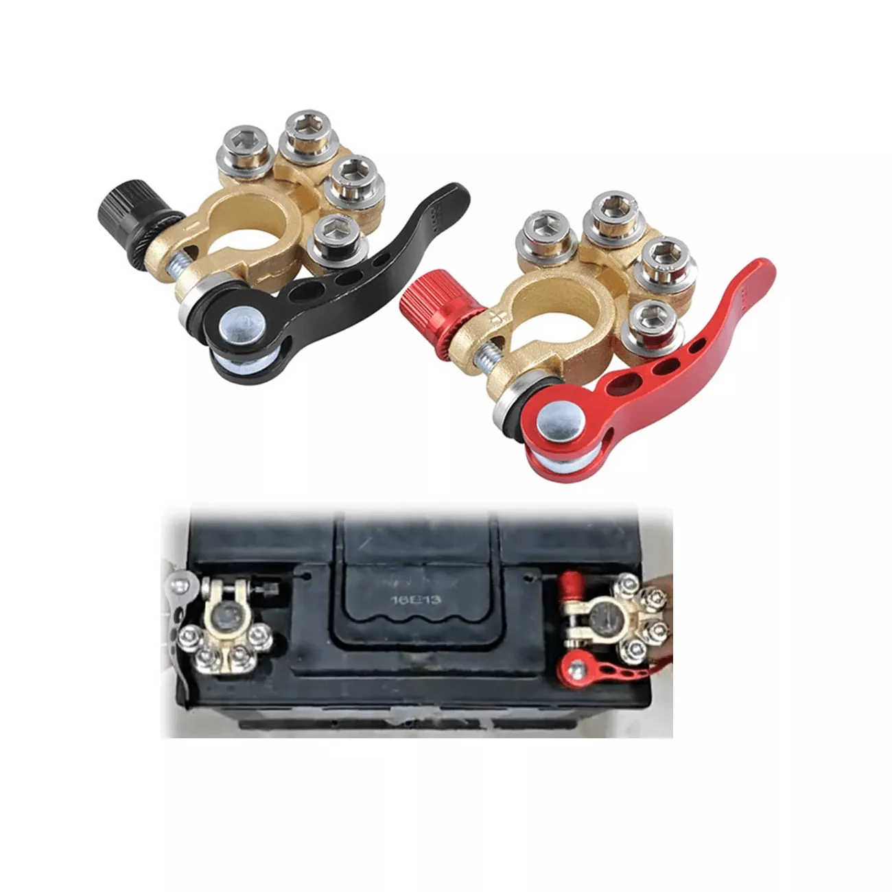 Born - Terminal De Bateria - Conector 12v - Resistente à Corrosão