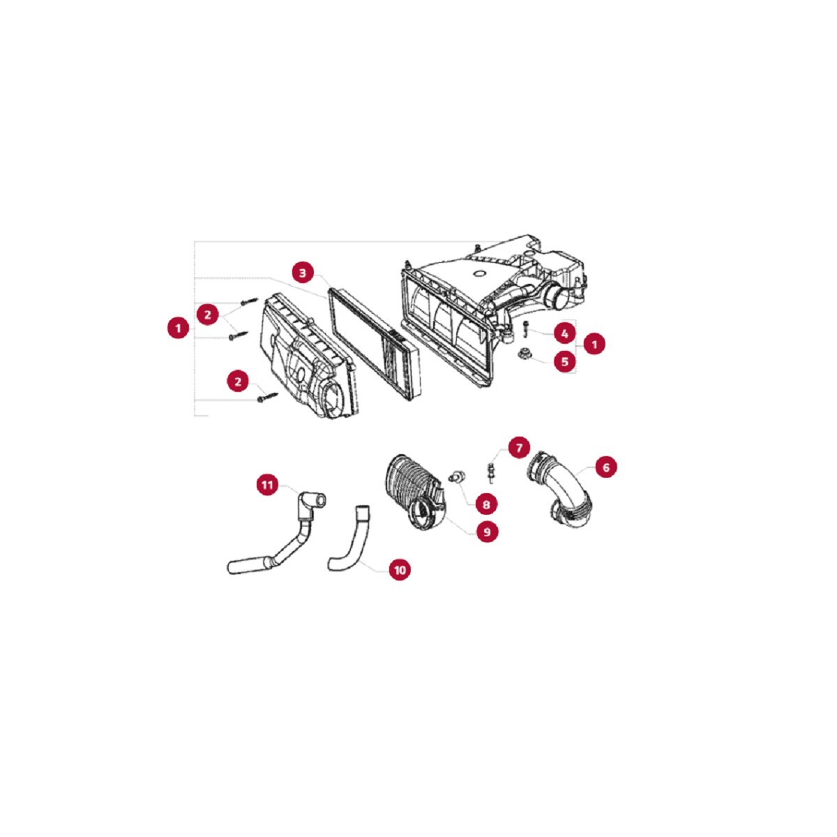 Fiat 500 Filtro De Ar Motor Genuíno K68082570AA