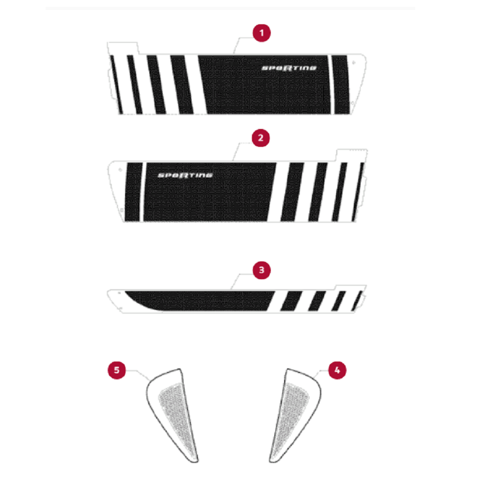 Fiat Novo Palio Adesivo Porta Diant Direita Novo Original