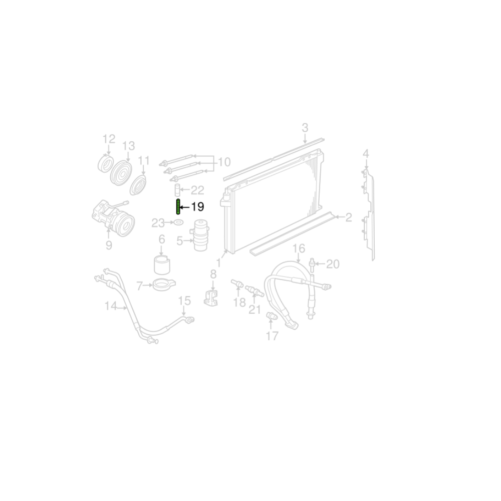 Ford Focus Válvula Pressostato Ar Condicionado Novo Original