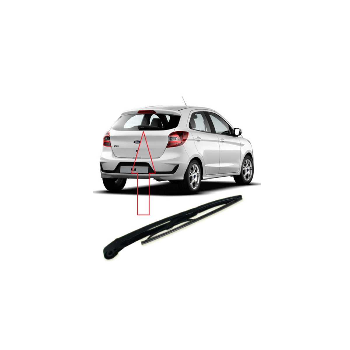 Ford Ka Braço Haste Limpador Traseiro Genuíno