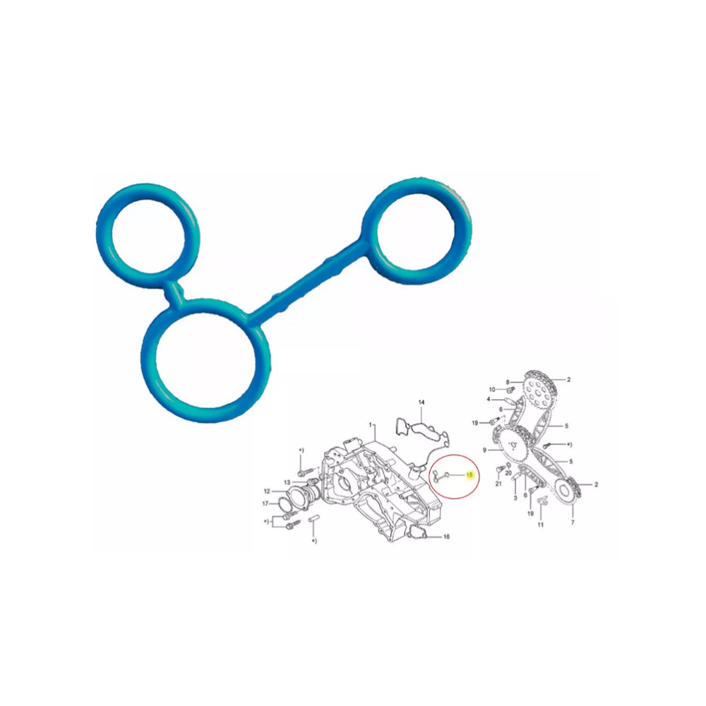 Ford Ranger Junta Vedação Caixa De Distribuição Novo Origina