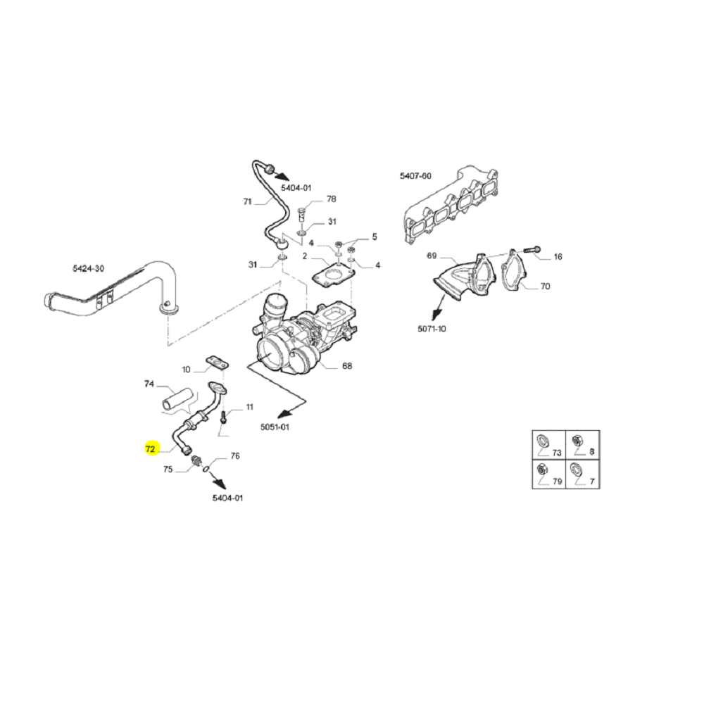 IVECO NOVO DAILY TUBO DE ÓLEO DO TURBOCOMPRESSOR NOVO ORIGIN