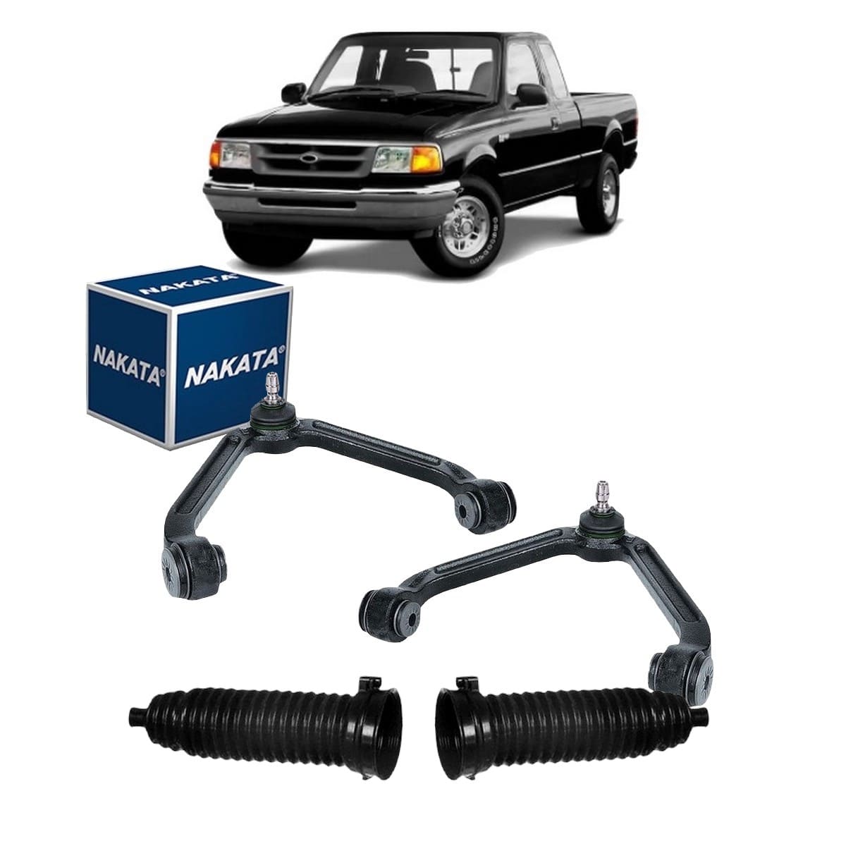 Kit Bandeja Ranger 98 99 2000 2001 2002 Coifa Caixa Direção