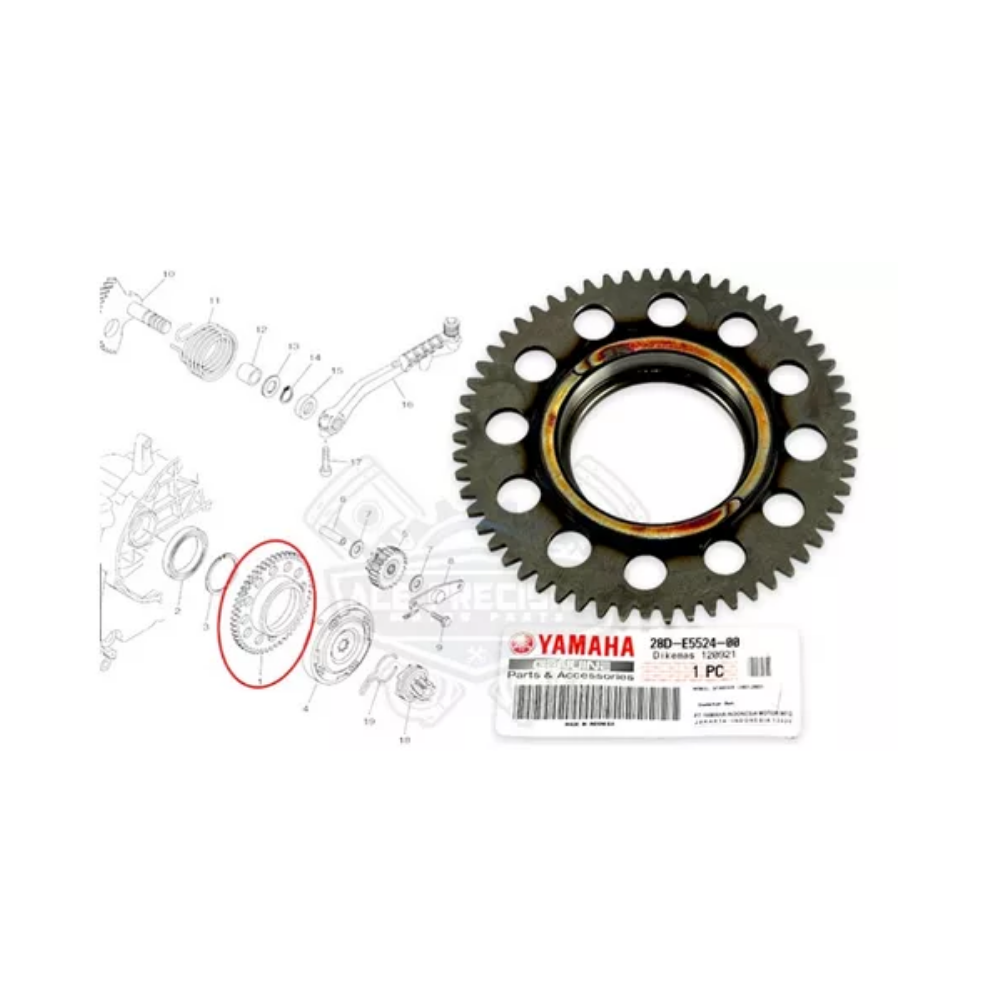 Neo 115 Polia Da Partida Yamaha Genuíno