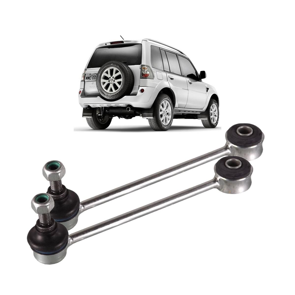 Par Bieleta Traseira Mitsubishi Pajero Tr4 IO 2002 A 2016