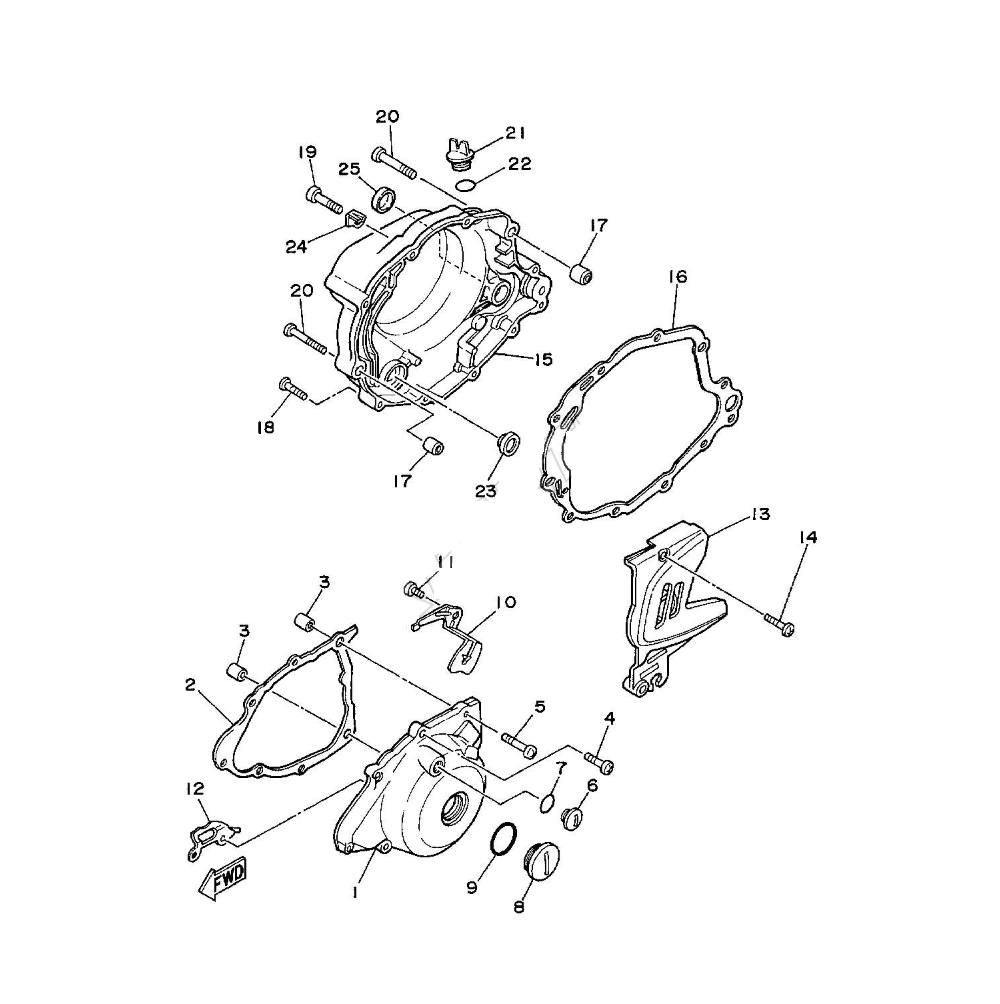 Ttr 230 Junta Yamaha Novo Original